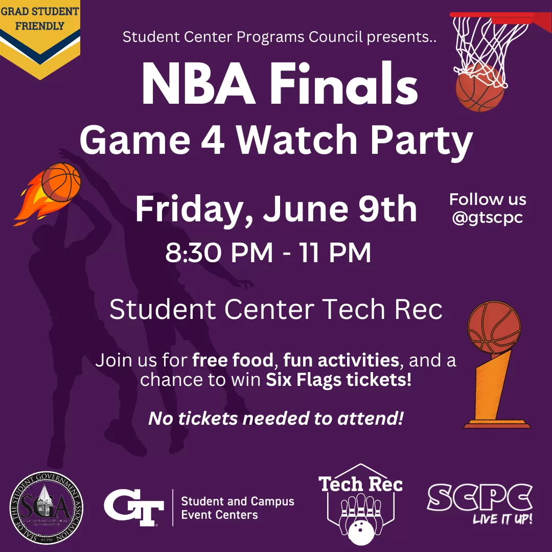 SCPC Presents NBA Finals Game 4 Watch Party! Campus Calendar